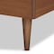 Baxton Studio Hiro Mid-Century Modern Walnut Brown Finished Wood Twin Size Platform Bed 186-11160-11158-Zoro - alternate 8